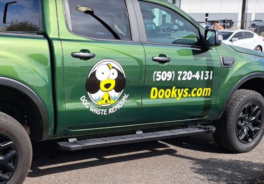 Dookys Pet Waste Removal Truck in Spokane